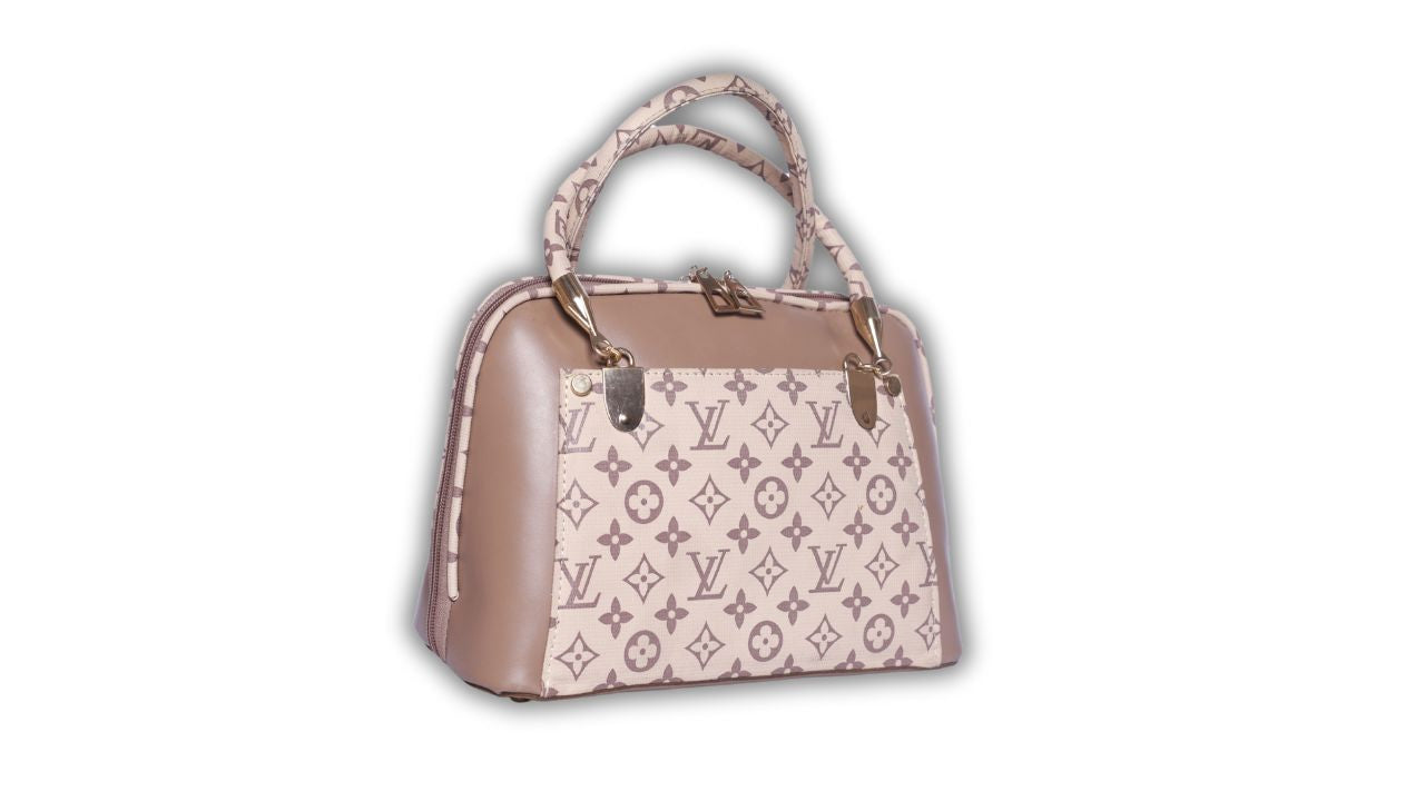 Premium coated canvas with leather accents Bag