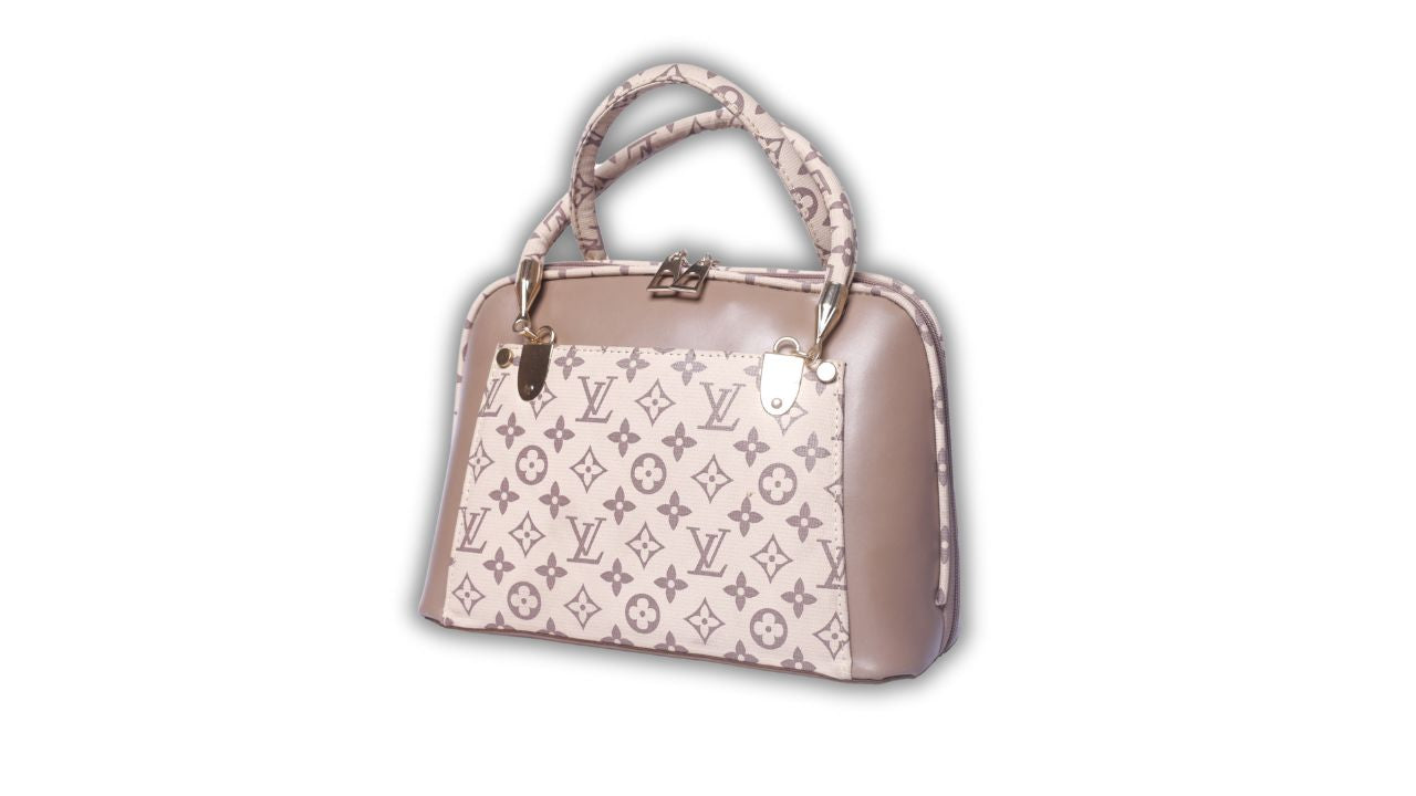 Premium coated canvas with leather accents Bag