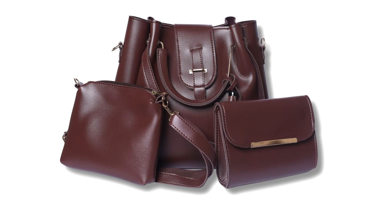 3-Piece Large Capacity Handbag Set