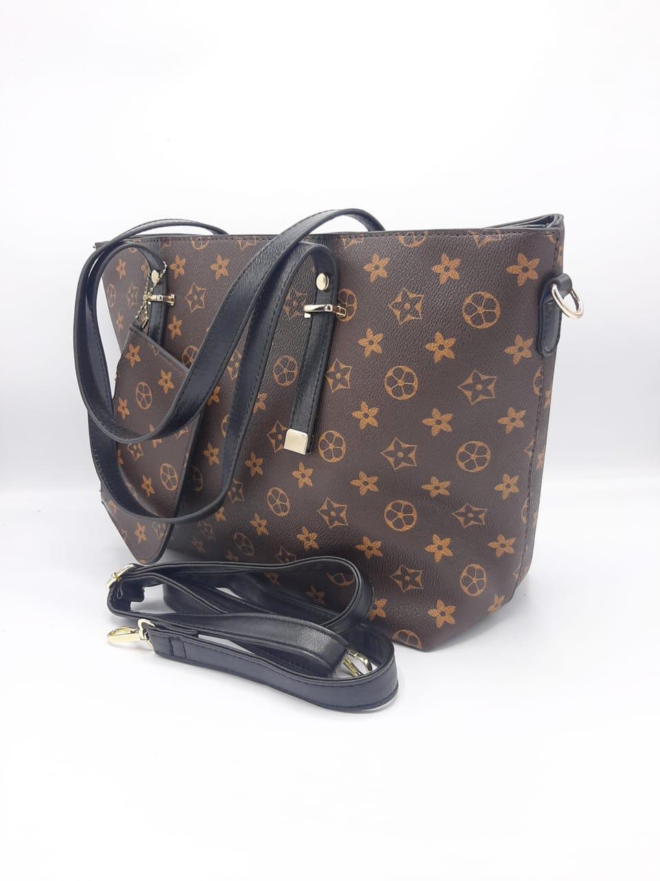 Classic Noir Star Monogram Tote