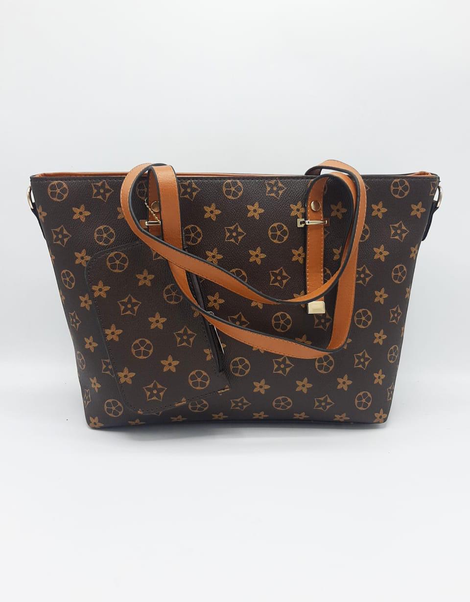 Classic Noir Star Monogram Tote