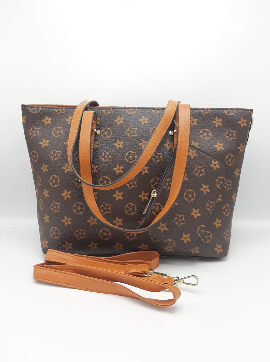 Classic Noir Star Monogram Tote