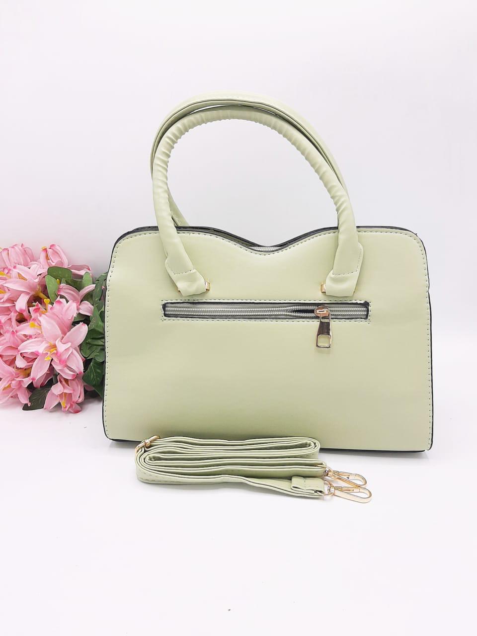 Ivory Elegance Croco Tote