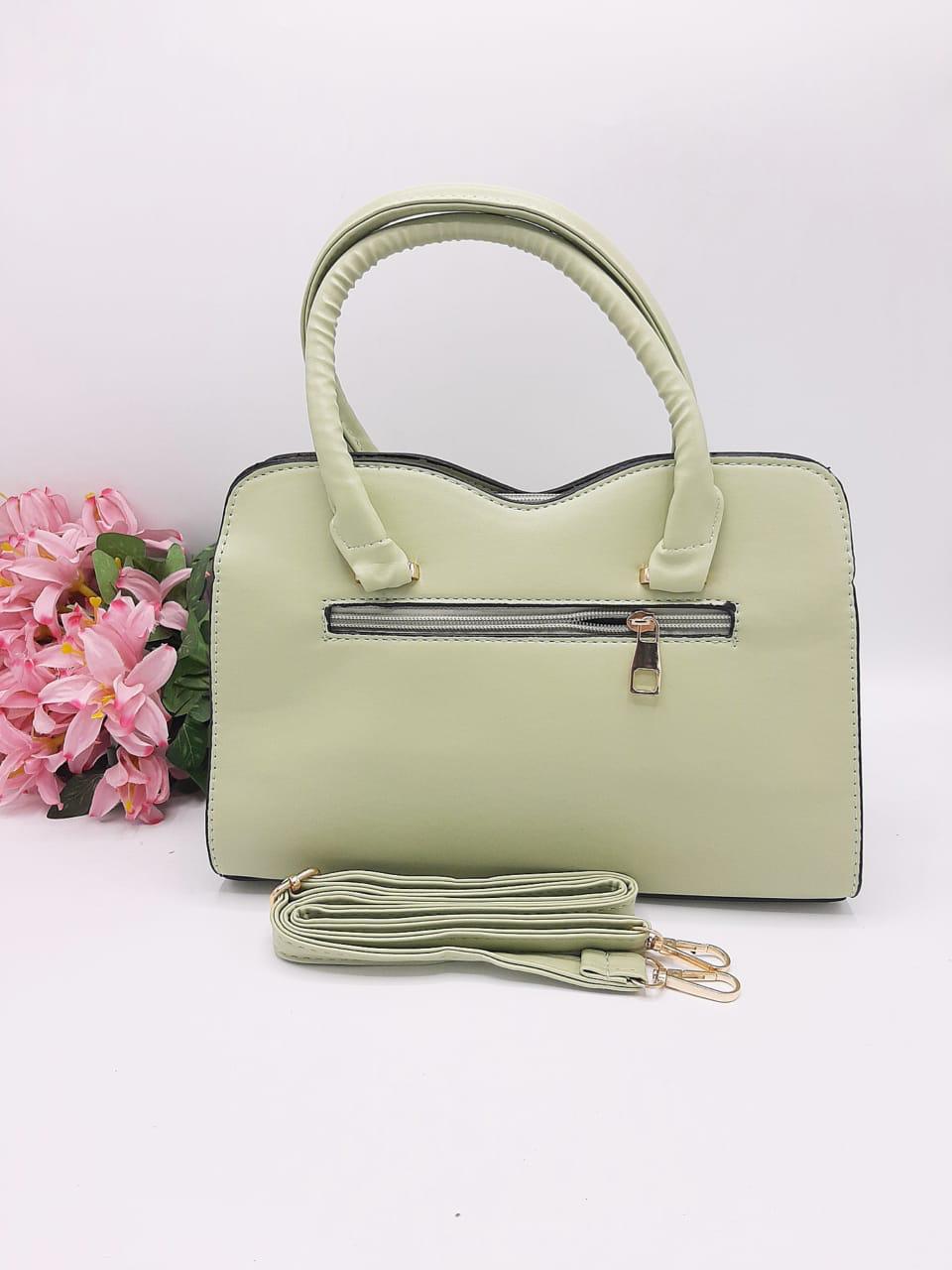 Ivory Elegance Croco Tote