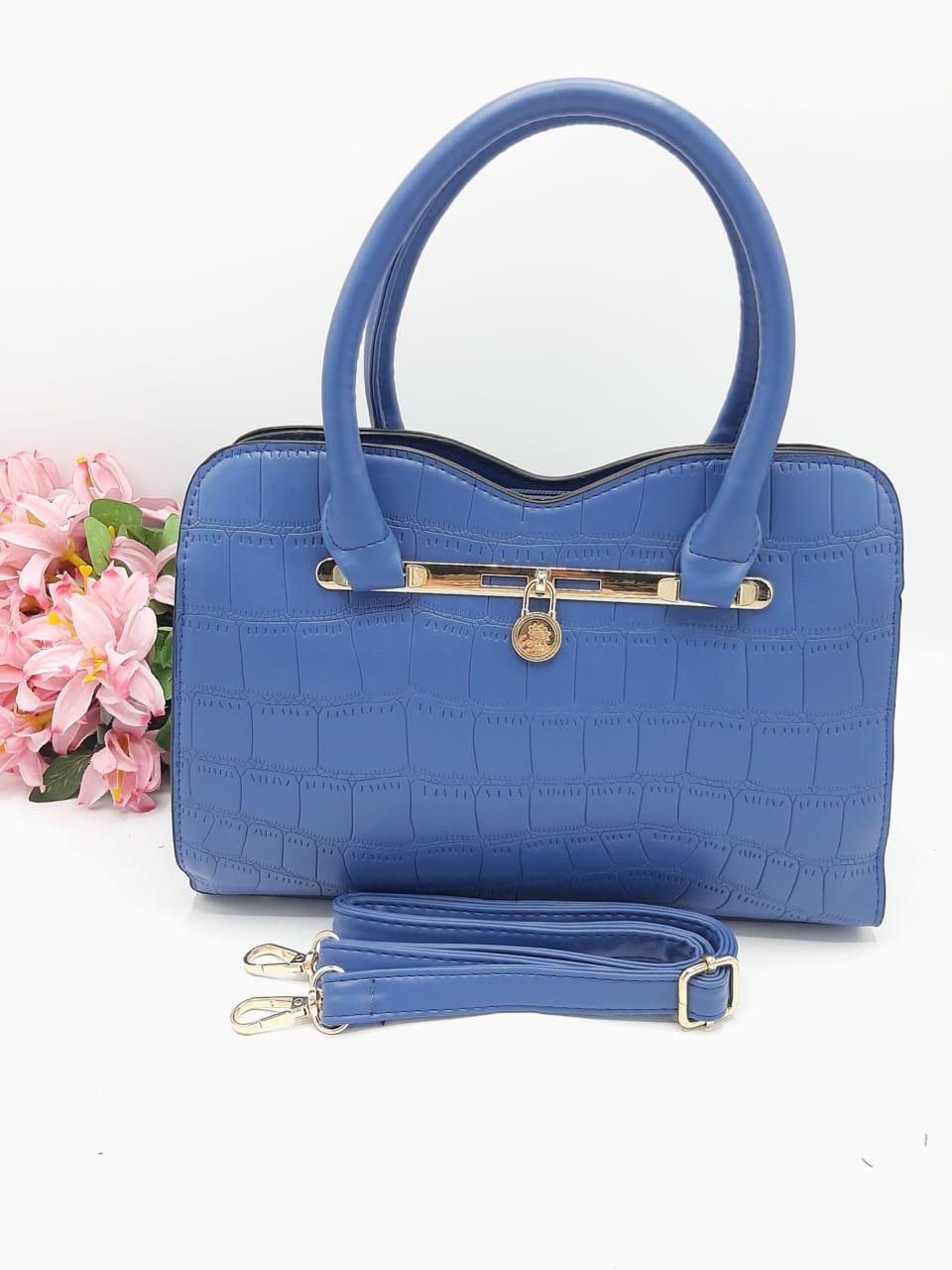 Ivory Elegance Croco Tote