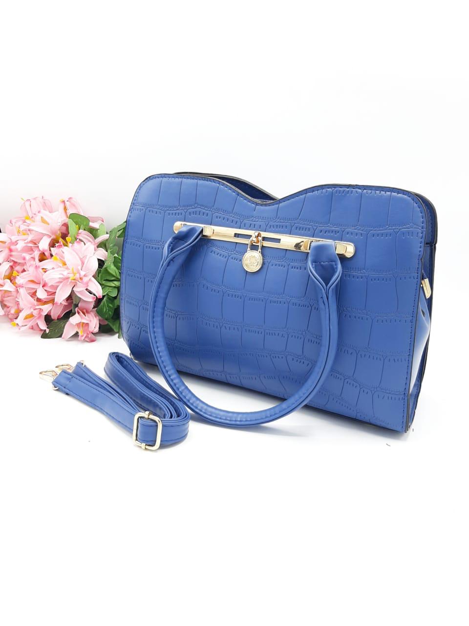 Ivory Elegance Croco Tote