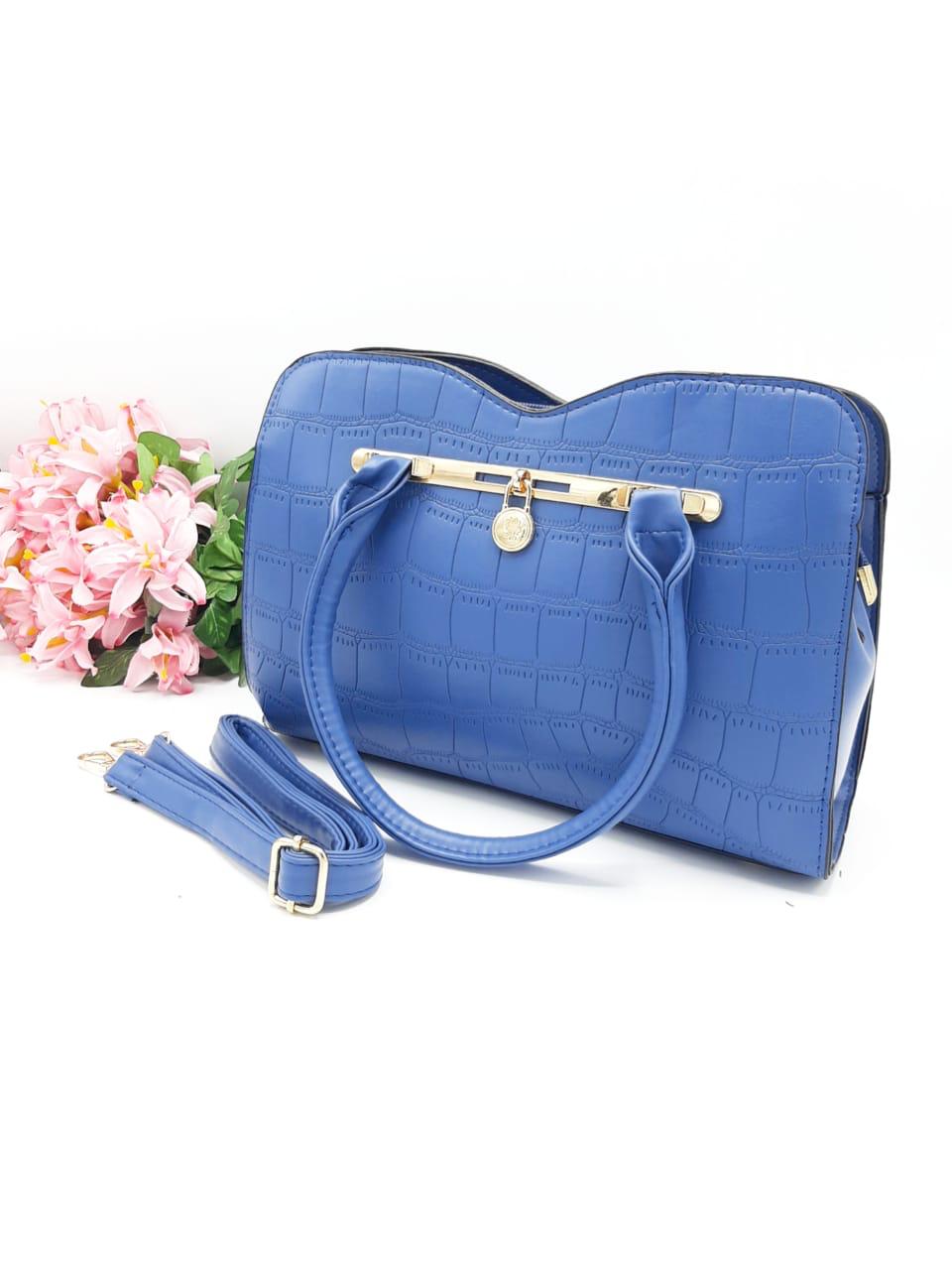 Ivory Elegance Croco Tote