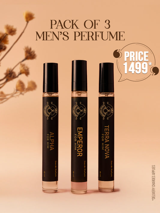 Pack of 3 Men’s Perfume (10ml Each)