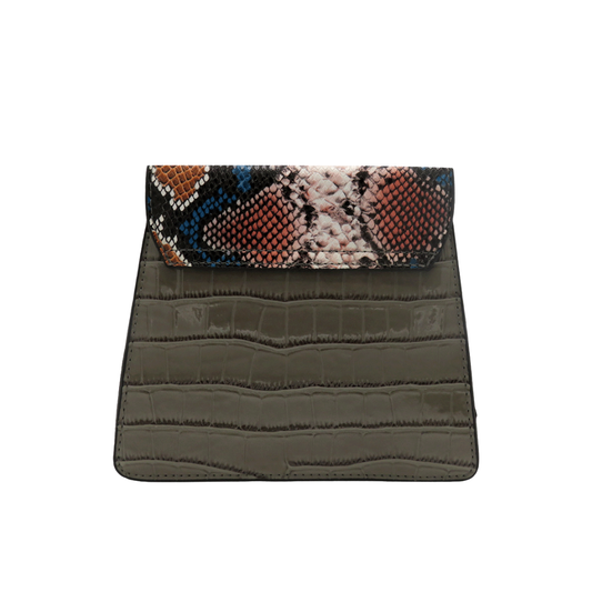 Savanna Luxe Croc & Python Mini Satchel