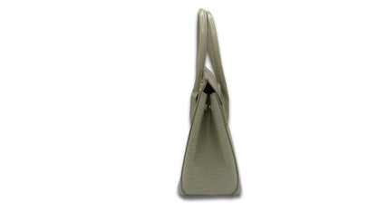 Croc-Embossed Hangbag