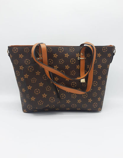 Classic Noir Star Monogram Tote