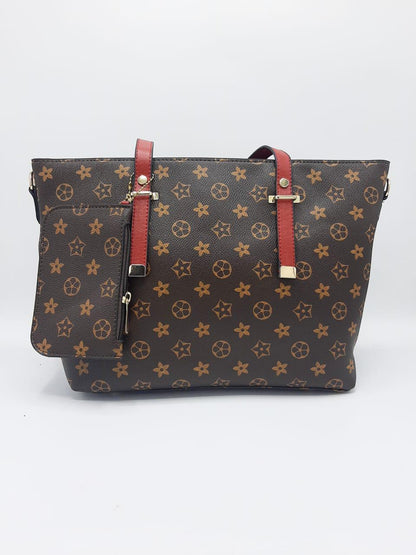 Classic Noir Star Monogram Tote