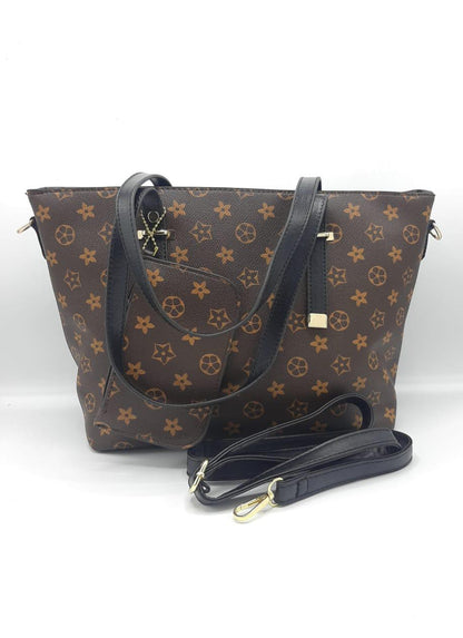 Classic Noir Star Monogram Tote