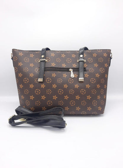 Classic Noir Star Monogram Tote
