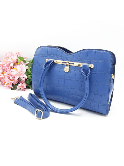 Ivory Elegance Croco Tote