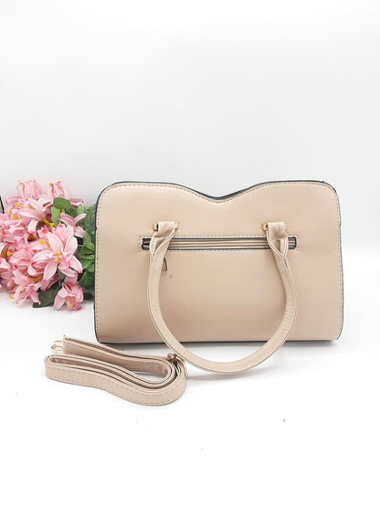 Ivory Elegance Croco Tote
