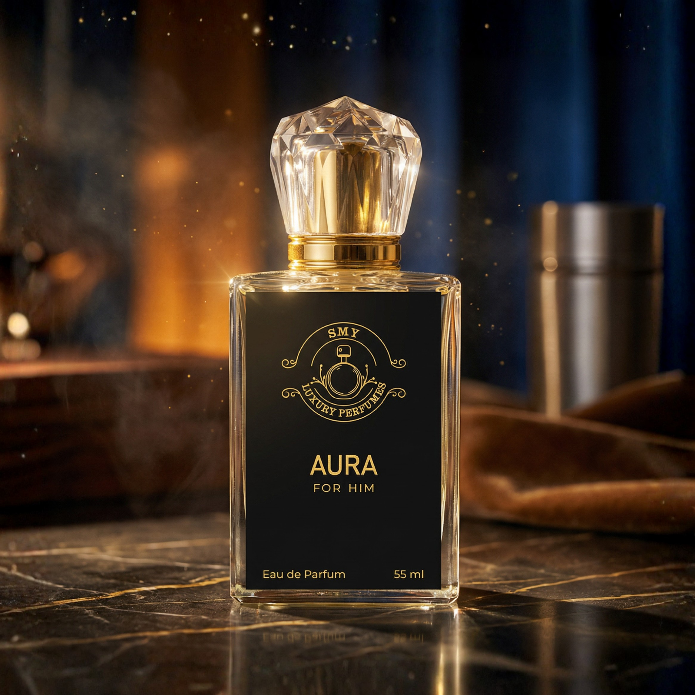 Aura Perfume for Men long lasting men's perfume packaging