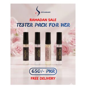 Pack of 4 Women Luxury Perfume Testers (5ML Each)